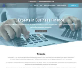 Assetequipmentfinance.co.uk(Gable Asset Finance) Screenshot