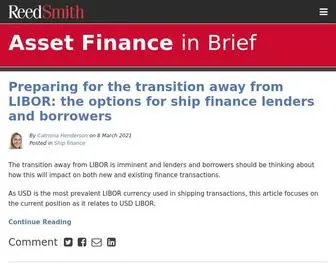 Assetfinanceinbrief.com(Asset Finance in Brief) Screenshot