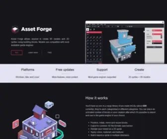 Assetforge.io(Kitbashing tool) Screenshot