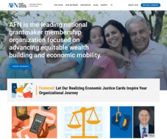 Assetfunders.org(Asset Funders Network) Screenshot