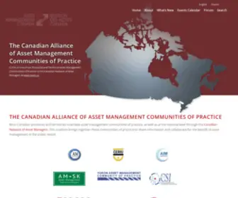 Assetmanagementcanada.ca(The national asset management communities of practice forum) Screenshot