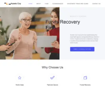 Assetscoy.com(Funds Recovery) Screenshot