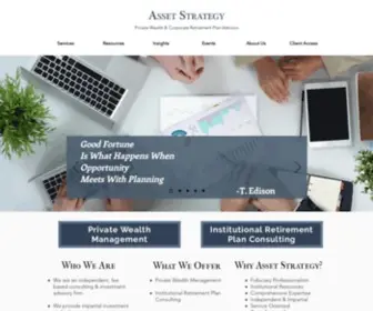 Assetstrategy.com(Financial Advisor Firm) Screenshot