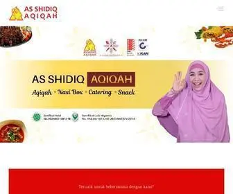 Asshidiqaqiqah.com(Asshidiq Aqiqah) Screenshot
