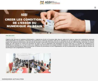 Assi.bj(Agence des Services et Systèmes d'Information) Screenshot