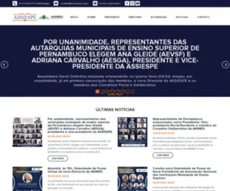 Assiespe.org.br(Associação das Instituições de Ensino Superior de Pernambuco) Screenshot