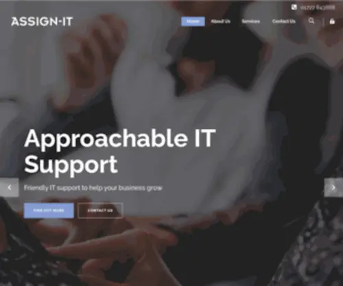 Assign-IT.co.uk(Secure IT Support for Business) Screenshot