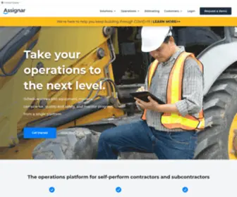 Assignar.com.au(Construction operations software) Screenshot
