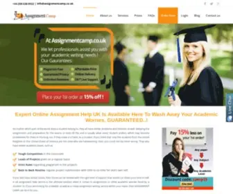 Assignmentcamp.co.uk(Online Assignment Help & Writing Service) Screenshot