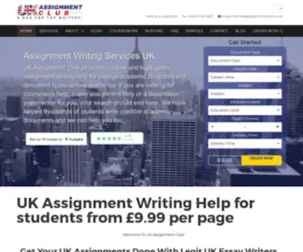 Assignmentclub.co.uk(Assignment Club) Screenshot