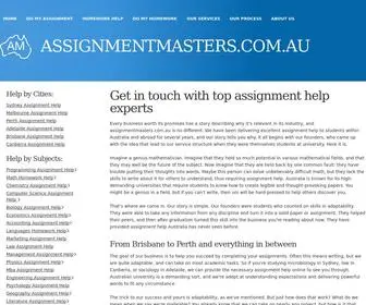 Assignmentmasters.com.au(Assignment Help Australia) Screenshot
