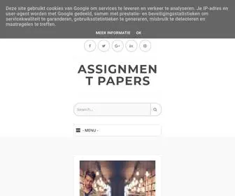 Assignmentpapers.co.uk(Assignment Papers) Screenshot