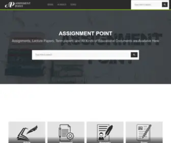 Assignmentpoint.com(Assignment point) Screenshot