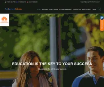 Assignmentscholar.com(Classroom Assignments and Experienced Online Experts) Screenshot