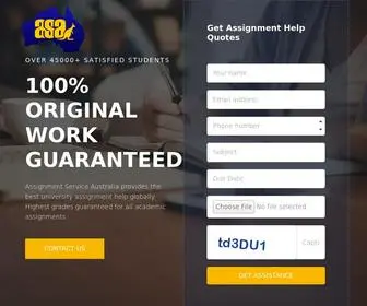 Assignmentserviceaustralia.com(Best Assignment help in Australia with 100% Guaranteed Results) Screenshot