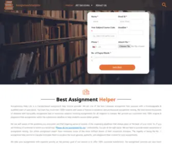 Assignmentshelplite.com(Best online assignments help services at affordable cost in Canada) Screenshot