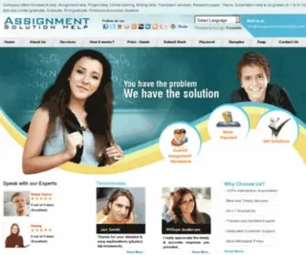 Assignmentsolutionhelp.com(Homework Help Free) Screenshot