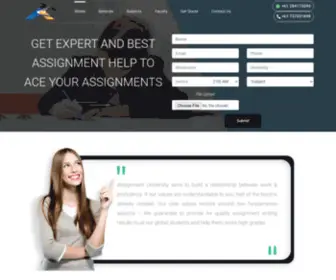 Assignmentuniversity.com(Best Custom Assignment Writing Service From Online Experts) Screenshot