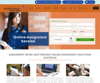 Assignmentworkhelp.com(Assignment Work Help Australia) Screenshot
