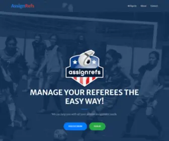 Assignrefs.com(Sports official) Screenshot