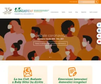 Assindatcolf.it(Homepage) Screenshot