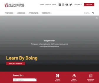 Assiniboine.net(Assiniboine College) Screenshot