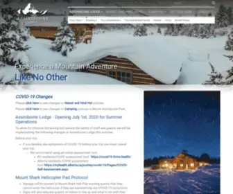 Assiniboinelodge.com(Assiniboine Lodge) Screenshot