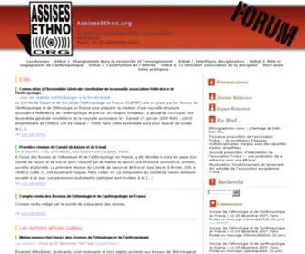 Assisesethno.org(Assises) Screenshot