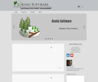 Assisisoft.com(Assisi Forestry Software) Screenshot