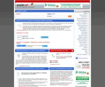 Assist247.co.za(SA's Business Matrix of Approved Services) Screenshot