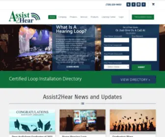 Assist2Hear.com(Induction Hearing Loops) Screenshot