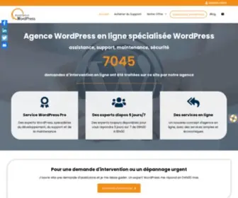 Assistance-Wordpress.com(Assistance WordPress) Screenshot