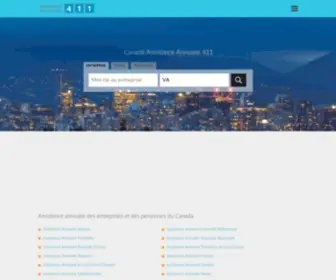 Assistanceannuaire411.ca(Assistance Annuaire 411) Screenshot