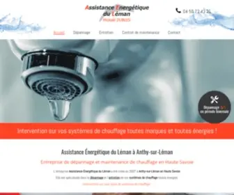 Assistancenergetique.com(Dépannage et maintenance chauffage à Anthy) Screenshot