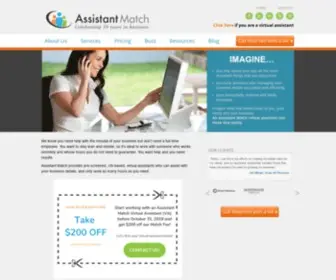 Assistantmatch.com(Assistant Match) Screenshot
