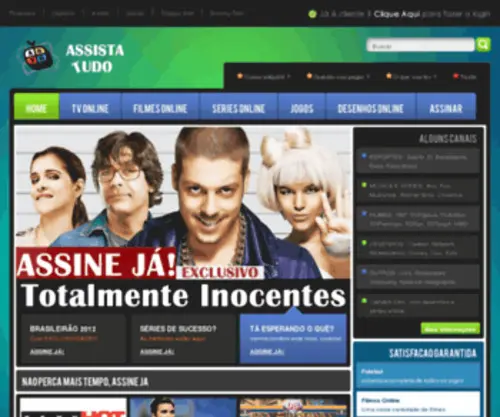 Assistatudo.com.br(Assista Tudo) Screenshot