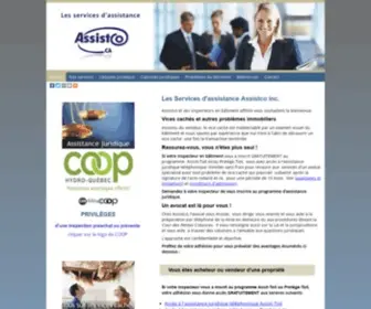 Assistco.ca(Assistance juridique gratuite Assist) Screenshot