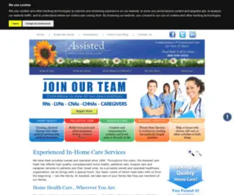 Assisted1.com(Assisted Home Care and Hospice in Los Angeles) Screenshot