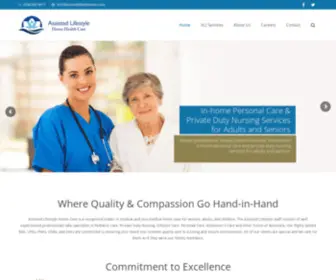 Assistedlifestylecares.com(Assisted Lifestyle Home Care) Screenshot