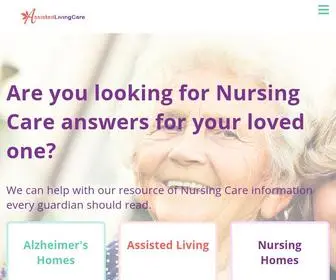 Assistedlivingcare.com(Assisted Living Care) Screenshot