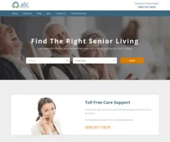 Assistedlivingcenter.com(Find The Right Senior Living) Screenshot