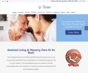 Assistedlivingidaho.com(The Cottages) Screenshot