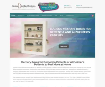 Assistedlivingmemoryboxes.com(Memory Boxes for Alzheimer's and Dementia Patients) Screenshot