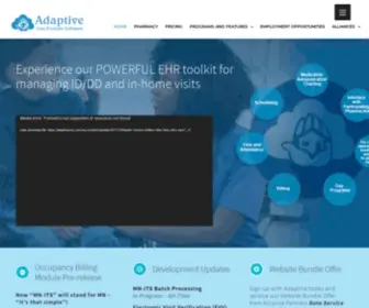 Assistedlivingsoft.com(Adaptive Care Providers Software) Screenshot