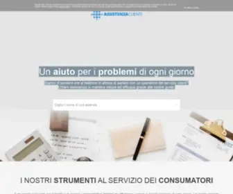 Assistenza-Clienti.it(Un aiuto nei piccoli e grandi problemi quotidiani) Screenshot