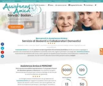 Assistenzamica.it(Assistenza Domiciliare e Agenzia Badanti) Screenshot