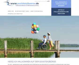 Assistenzboerse.de(Startseite) Screenshot