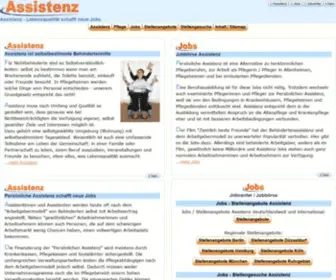 Assistenz.org(Lebensqualität schafft neue Jobs) Screenshot