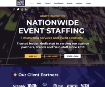 Assistmarketing.com(Event Staffing & Management) Screenshot