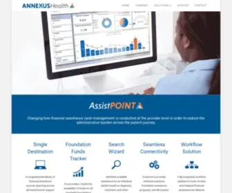 Assistpoint.com(Helping Patients Gain Financial Assistance) Screenshot